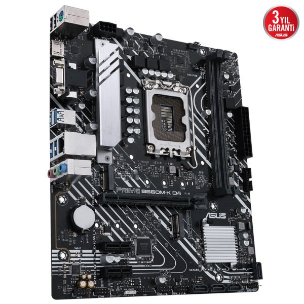 ASUS PRIME B660M-K D4 2xDDR4 HDMI/VGA 2xM.2 1xGLAN 1700P ANAKART