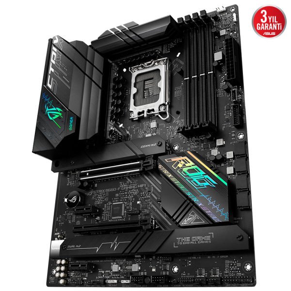 ASUS ROG STRIX B660-F GAMING WIFI 4xDDR4 HDMI/DP 3xM.2 1xGLAN 1700P ANAKART
