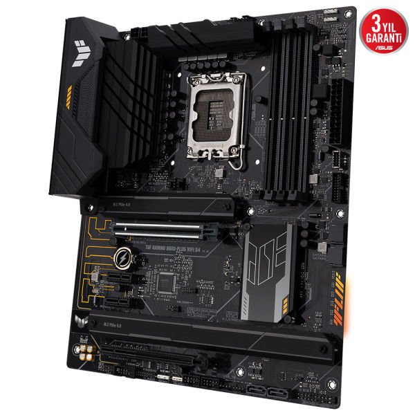 ASUS TUF GAMING B660-PLUS WIFI D4 4xDDR4 HDMI/DP 3xM.2 1xGLAN 1700P ANAKART