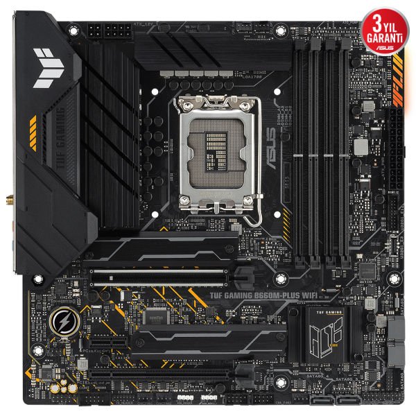 ASUS TUF GAMING B660M-PLUS WIFI 4xDDR4 HDMI/DP 2xM.2 1xGLAN 1700P ANAKART