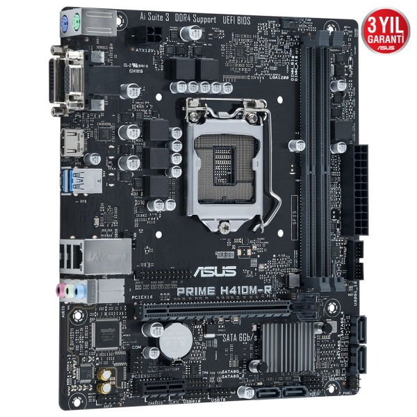 ASUS PRIME H410M-R-SI 2xDDR4 VGA/DVI/HDMI 1xGLAN 1200Pin ANAKART