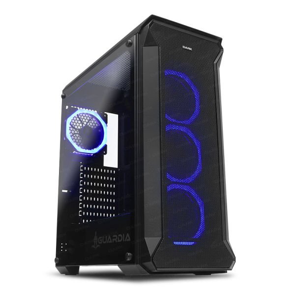 DARK GUARDIAN PSU YOK 4x12CM ARGB FAN ATX 2xUSB2.0/1xUSB3.0 SİYAH GAMING KASA DKCHGUARDIAN