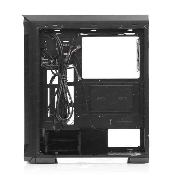 DARK GUARDIAN PSU YOK 4x12CM ARGB FAN ATX 2xUSB2.0/1xUSB3.0 SİYAH GAMING KASA DKCHGUARDIAN