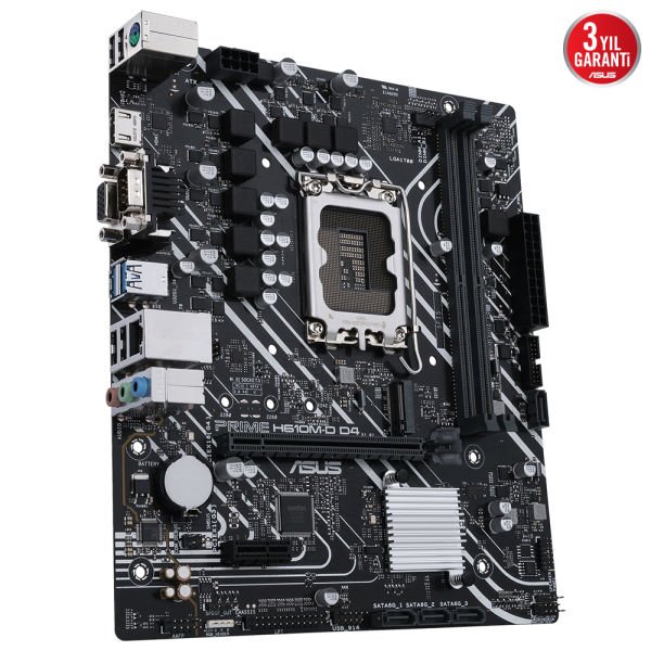 ASUS PRIME H610M-D D4 2xDDR4 VGA/HDMI/COM 1xM.2 1xGLAN 1700P ANAKART