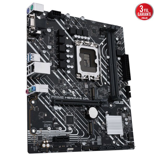 ASUS PRIME H610M-E D4 2xDDR4 HDMI/DP 2xM.2 1xGLAN 1700P ANAKART