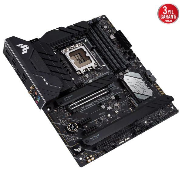 ASUS TUF GAMING H670-PRO WIFI D4 4xDDR4 HDMI/DP 4xM.2 1xGLAN 1700P ANAKART