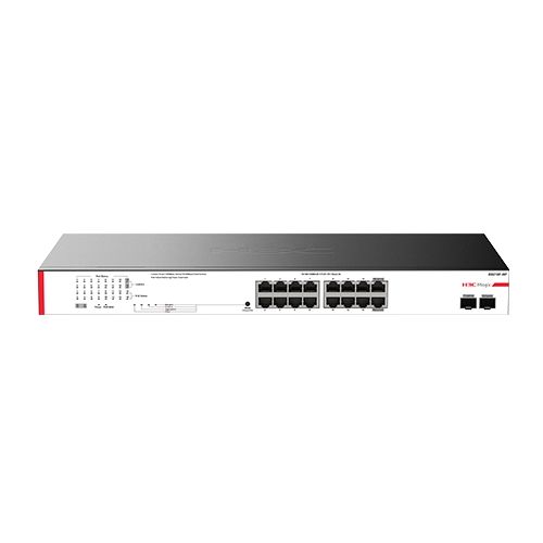 H3C MAGIC 9801A5C3 BS218F-HP 16 PORT 10/100/1000 16 PORT POE 2 X SFP 225W YONETILEMEZ RACK MOUNT SWITCH