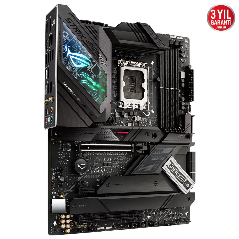 ASUS ROG STRIX Z690-F GAMING WIFI 4xDDR5 HDMI/DP 4xM.2 1xGLAN 1700P ANAKART