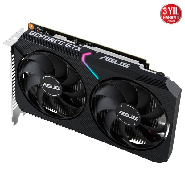 ASUS DUAL-GTX1650-O4GD6-MINI GTX1650 4GB GDDR6 128Bit DVI/HDMI/DP