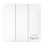 FONRİ WF3-EL3-0203-03 WIFI KABLOSUZ AKILLI DOKUNMATİK ÜÇLÜ DUVAR ANAHTARI