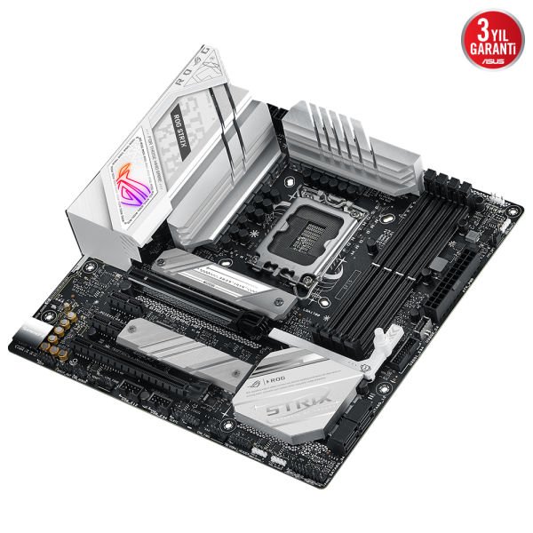 ASUS ROG STRIX B760-G GAMING WIFI D4 4xDDR4 5333 DP HDMI 2x M2 USB3.2 WiFi 6E-BT AURA RGB 2.5Gbit LAN ATX 128GB RAM DESTEGI ASUS 5X PROTECTION III 1700p (12.Gen 13.Gen) ANAKART