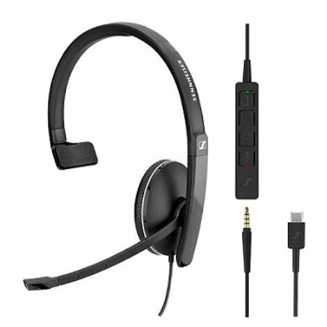 Sennheiser SC 135 USB-C CTRL Tek Taraflı USB Kablolu UC Kulaklığı