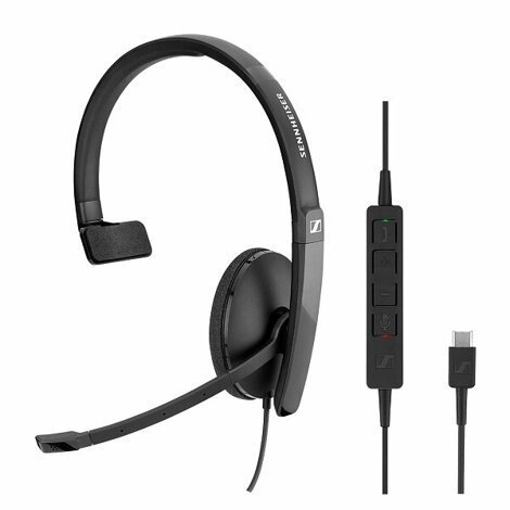 Sennheiser SC 130 USB-C CTRL Tek Taraflı USB Kablolu UC Kulaklığı