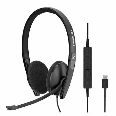 Sennheiser SC 160 USB-C CTRL Çift Taraflı USB Kablolu UC Kulaklığı