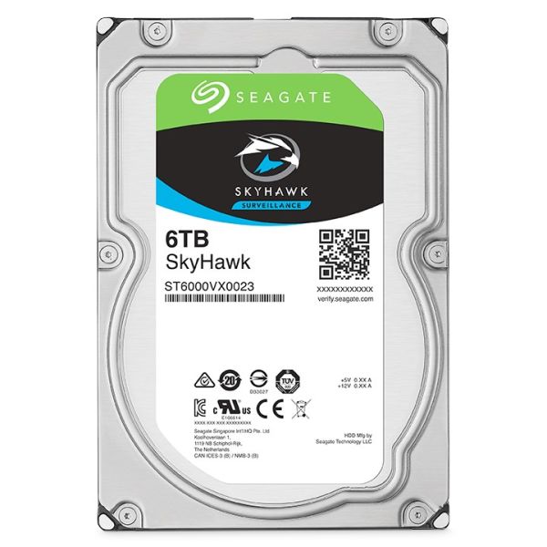SEAGATE SKYHAWK 6TB 7200RPM 256MB SATA3 6Gbit/sn ST6000VX0023 7/24 HDD