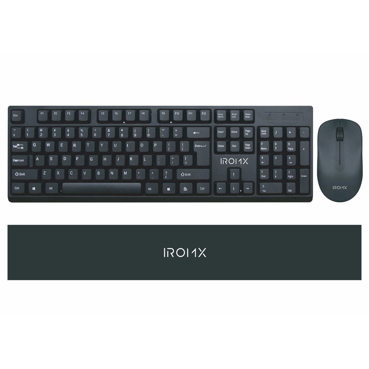 IROMX WS732 TR KABLOSUZ STANDART SİYAH WİRELESS Q KLAVYE+MOUSE