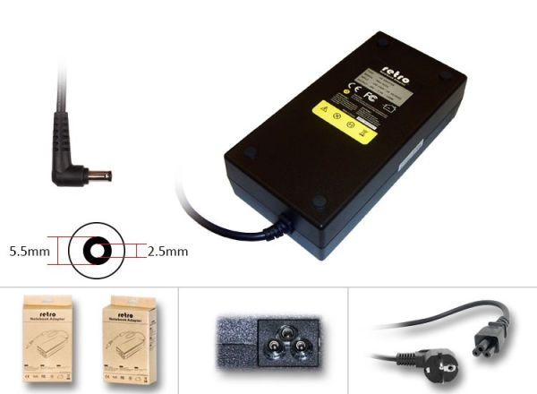 RETRO Acer Aspire 19V 7.9A 150W Notebook Adaptör RNA-AC04