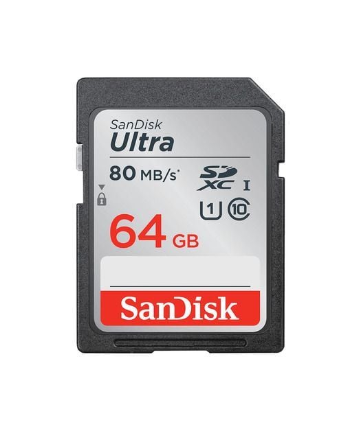 SanDisk 64GB Ultra SDXC UHS-I Memory Card - 100MB/s