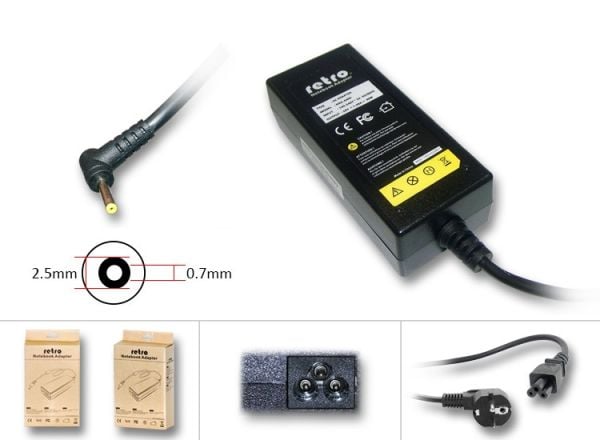 RETRO Asus Eee Pc 1001, 1201 40W Notebook Adaptör RNA-AS03