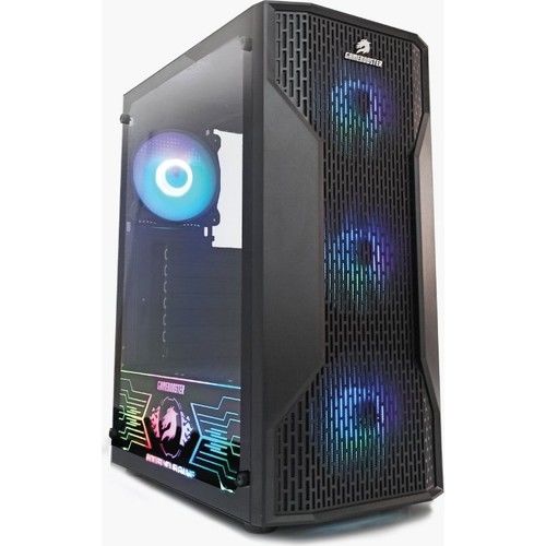 GAMEBOOSTER GB-G3309B 550W 80+ 4x12CM ARGB FAN ATX PENCERELİ USB3.0 SİYAH KASA