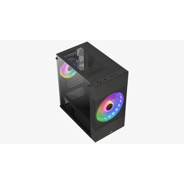 AEROCOOL ATOMIC LITE 500W ARGB FAN PENCERELİ USB3.0 MINI TOWER KASA AE-ATMC-LT-500