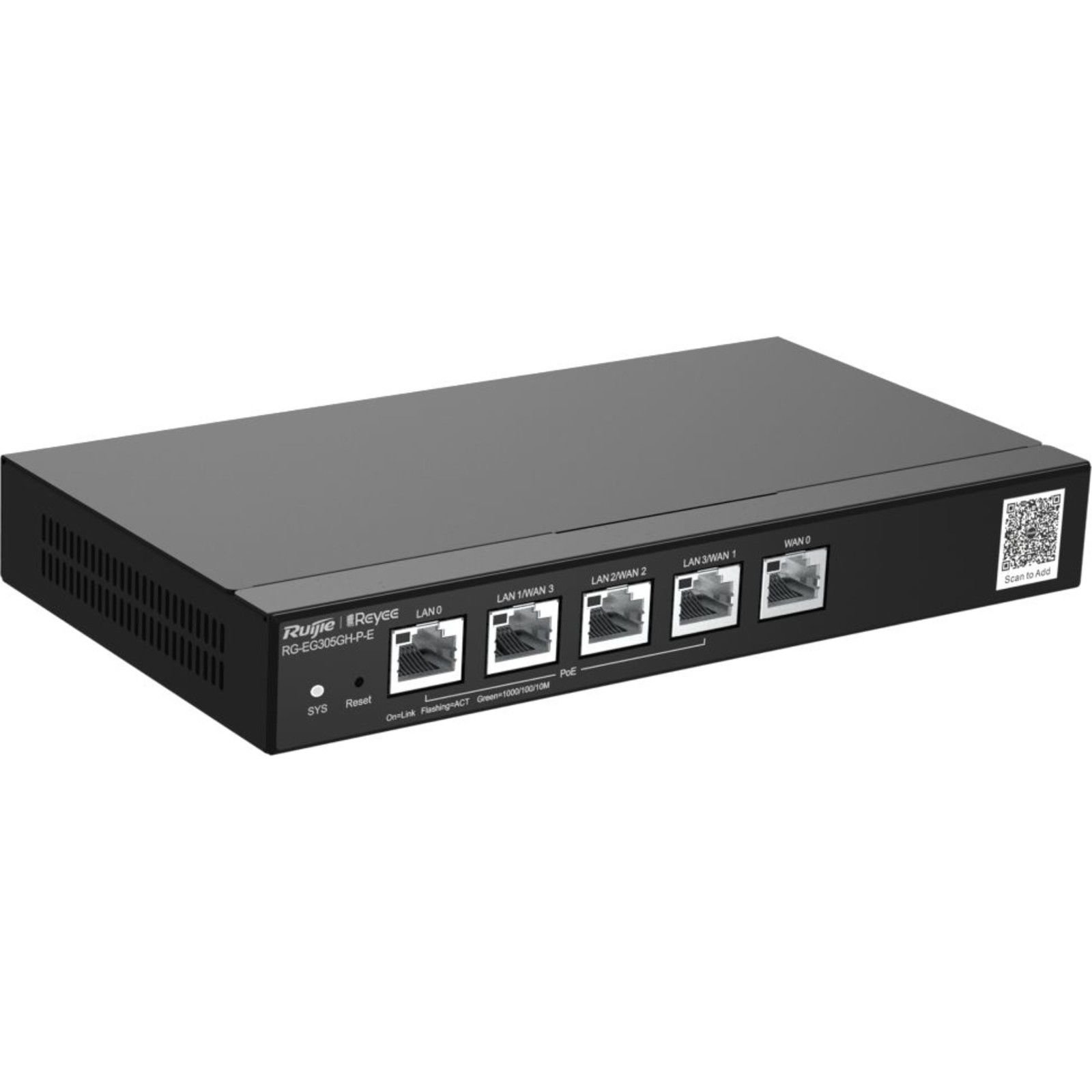 RUIJIE RG-EG305GH-P-E 5 PORT 10/100/1000 4 PORT POE YONETILEBILIR GATEWAY/ROUTER