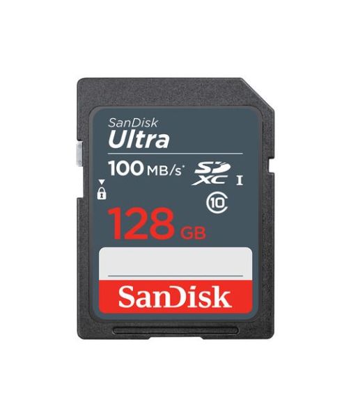 SanDisk Ultra 128GB SDXC Memory Card 100MB/s