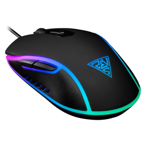 GAMDIAS AURA GS1 KABLOLU 3600 DPI SİYAH/RGB 6 BUTTONS GAMİNG MOUSE