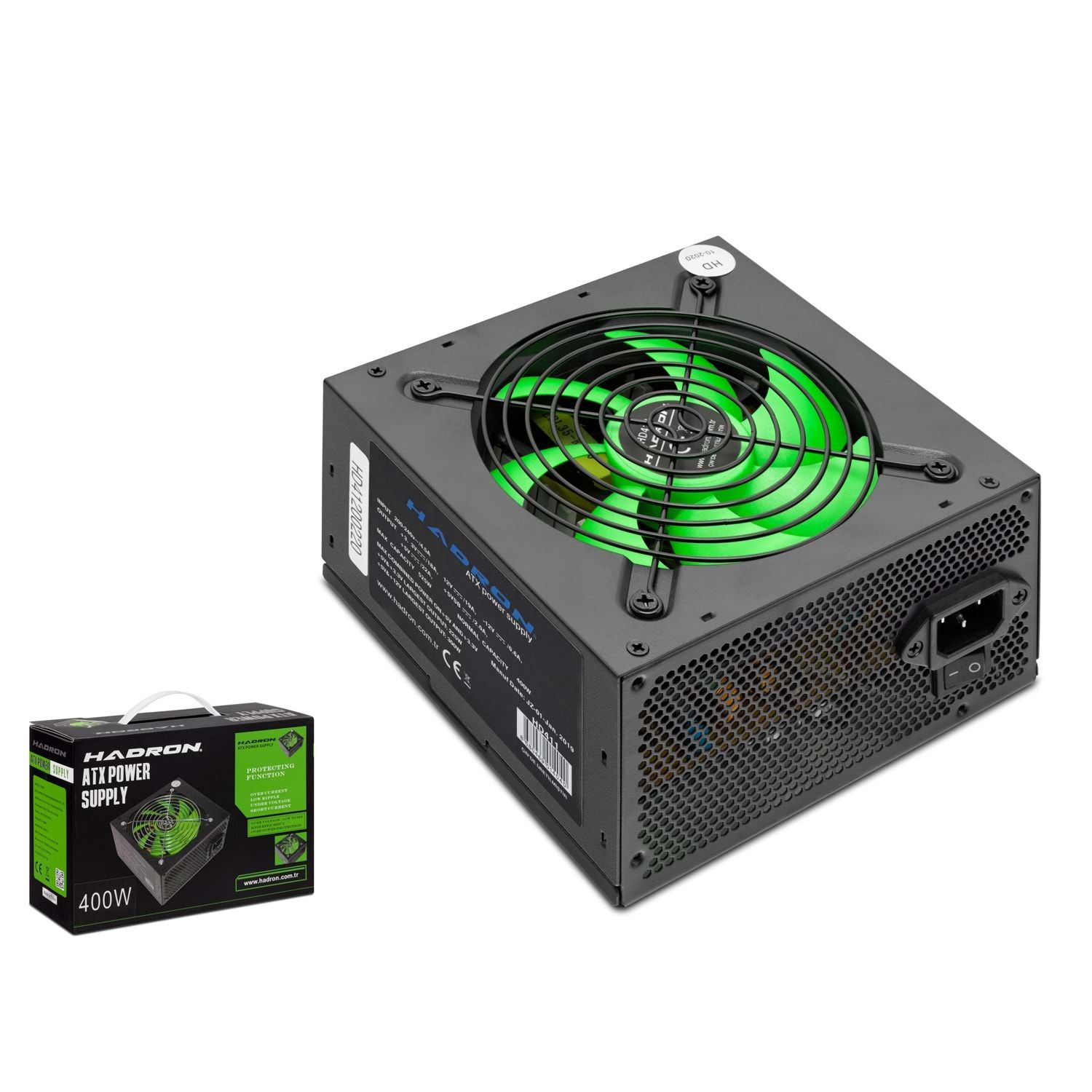 HADRON HD411 400W 12CM FAN POWER SUPPLY