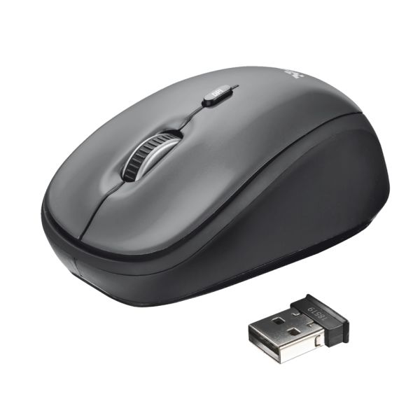 TRUST YVI 18519 USB 1600 DPI SİYAH KABLOSUZ MOUSE