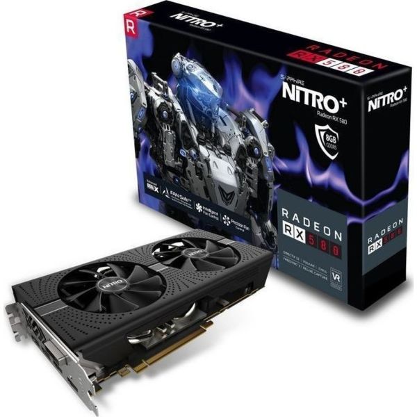 SAPPHIRE Radeon RX 580 8GD5 Nitro+ OC 8GB 256Bit GDDR5 MINING BTC