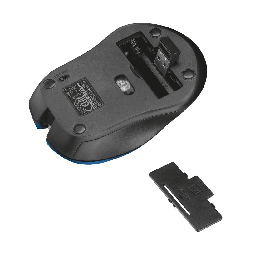 TRUST MYDO 21870 KABLOSUZ 1600 DPI MAVİ MOUSE