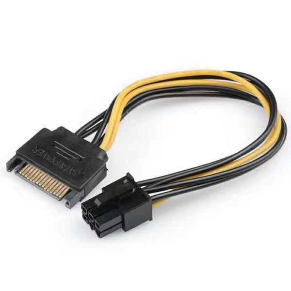 Sata Power  6 Pin Dönüştürücü ( Ekran Kartı Beslemesi için )