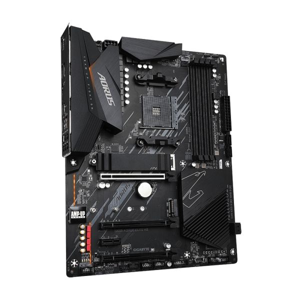 GIGABYTE B550 AORUS ELITE V2 4xDDR4 DP/HDMI 1xM.2 AM4 ANAKART, Dual PCIe 4.0/3.0 x4 M.2 with Dual Thermal Guards, 2.5GbE LAN, Front USB Type-C™, RGB FUSION 2.0, Q-Flash Plus