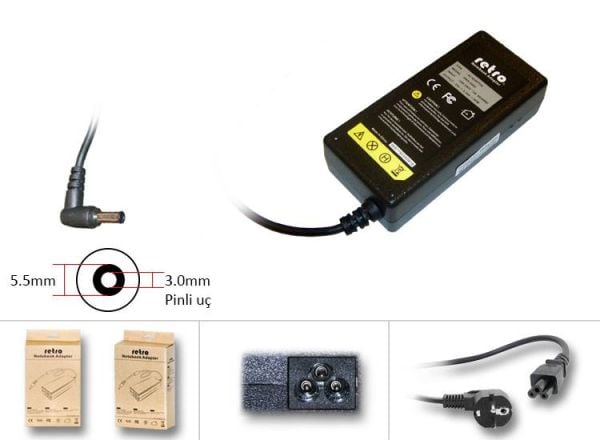 RETRO Samsung 19V 3.16A 60W Notebook Adaptör RNA-SG02