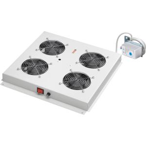 Lande 4'Lü Fan Modülü Termostat Switchli Dikili Tip İçin LN-FAN-THM-4FFS-CC