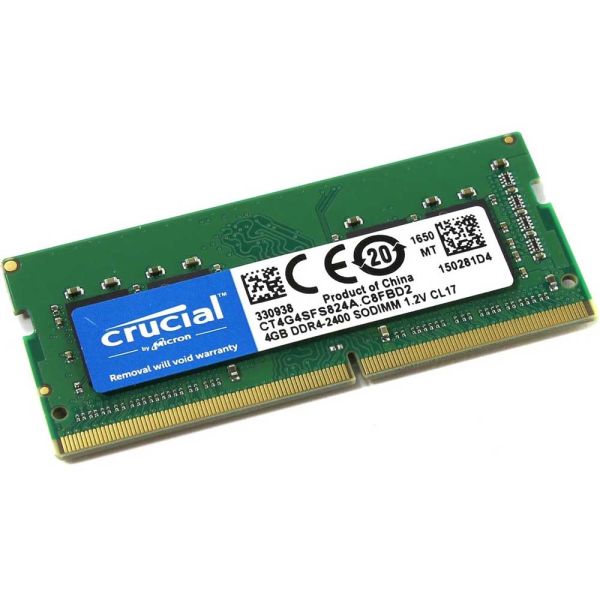 CRUCIAL 4GB 2400MHz DDR4 NOTEBOOK RAM CB4GS2400