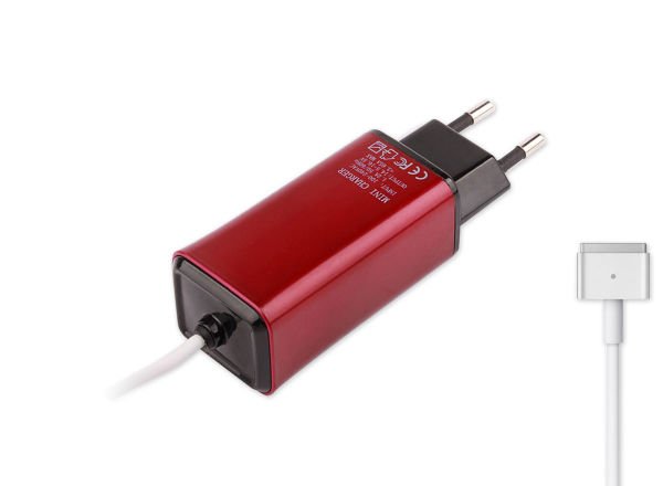 RETRO-Color, Apple MacBook 45W-60W MagSafe 2 Mini Adaptör - Kırmızı