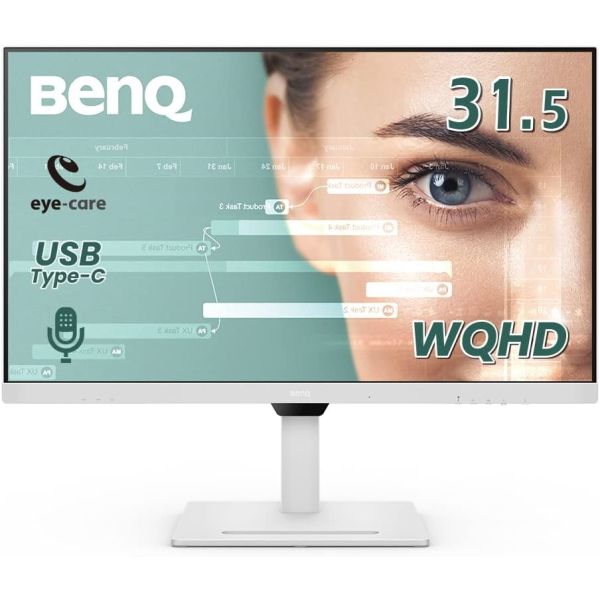 BENQ GW3290QT 31.5'' 5MS 75HZ 2K 2560x1440 DP/HDMI/TYPE-C VESA BEYAZ IPS LED MONITOR