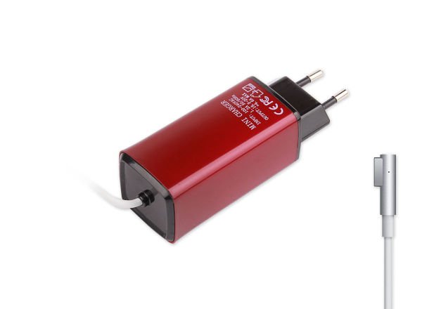 RETRO-Color, Apple MacBook 85W MagSafe 1 Mini Adaptör - Kırmızı