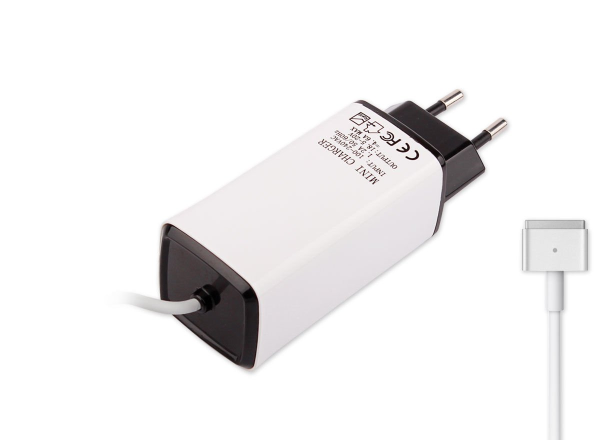 RETRO-Color, Apple MacBook 85W MagSafe 2 Mini Adaptör - Beyaz