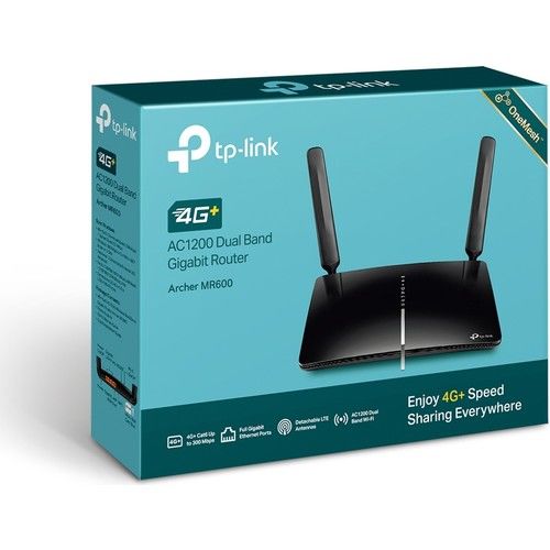 TP-LINK ARCHER MR600 AC1200 4 PORT 2 ANTEN 2.4/5GHz 4G LTE SIM KART GİRİŞLİ ROUTER