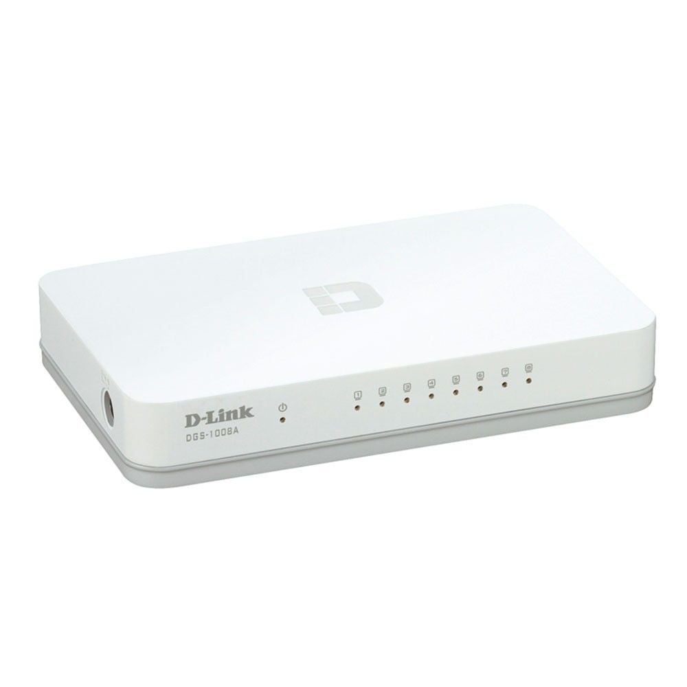 D-Link 8 port 10/100/1000Base-T unmanaged gigabit switch , EU plug