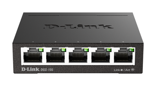 D-Link 5-port 10/100/1000Base-T Unmanaged