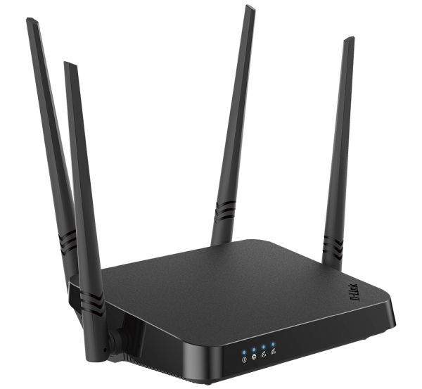 D-Link Wireless AC 1200 Dual Band (11a/b/g/n/ac) Router, 4 x Etherent ports, 4 external antennas, VPN support, Multiple operational mo