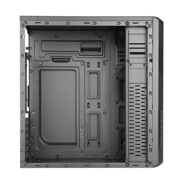 FRISBY FC-2915B 350W 1x12CM FAN MIDI TOWER DELİKLİ PANEL 2xUSB2.0 SİYAH KASA
