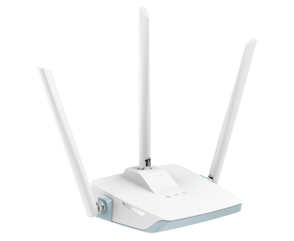 D-Link Wireless N300 Router, 4 x 10/100M LAN port, 1 x 10/100M WAN port, 3 x 5 dBi external antenna , Repeater mode , D-Link AI techno