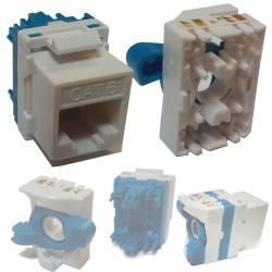 ODS CAT6 UTP 180 DEGREE KEYSTONE JACK ÇEVİRMELİ BLUE 03C6180LKJBUT