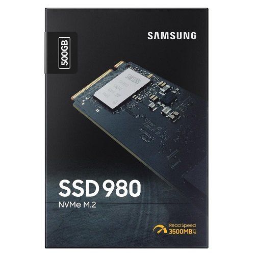 SAMSUNG 980 500GB 3100/2600MB/s NVMe PCIe M.2 SSD MZ-V8V500BW