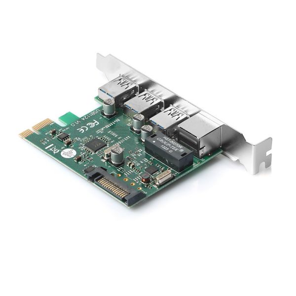 DARK DK-NT-PEGLANU3 3xUSB 3.0+ PCI-E 10/100/1000 ETHERNET-КАРТА